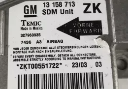 ZKT00551722 блок управления AirBag (SRS) Opel Meriva A 2004