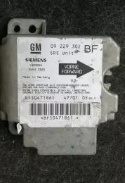 09009302BF блок управления AirBag (SRS) Opel Astra F 1992
