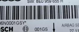 0285001669 блок управління airbag (srs) Audi A4 S4 B7 8E 8H 2006