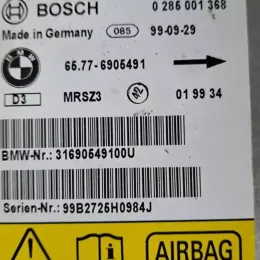 0286001368 блок управління airbag (srs) Alpina B3 E46