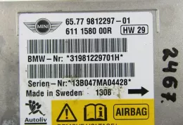 981229701 блок управління airbag (srs) Mini One - Cooper Coupe R56 2014