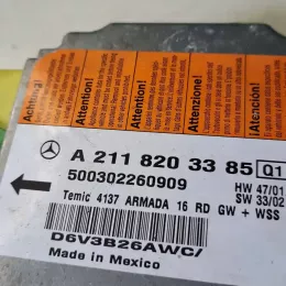 500302260909 блок управління airbag (srs) Mercedes-Benz E W211 2005