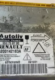 B275CF00502 блок управления AirBag (SRS) Renault Laguna II 2002