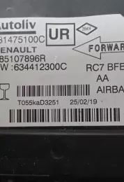 634412300C блок управления AirBag (SRS) Renault Megane IV 2018