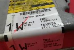989170 блок управления AirBag (SRS) Toyota Yaris 2008