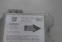 BDS0116210K блок управління airbag (srs) Opel Vectra B 2000