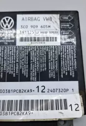 2407320P блок управления AirBag (SRS) Volkswagen PASSAT B6 2008