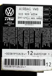 0407310P блок управління airbag (srs) Volkswagen PASSAT B6 2008
