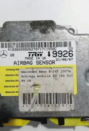 20169820 блок управления AirBag (SRS) Mercedes-Benz A W169 2005