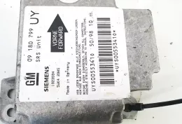 UYS00553410 блок управления AirBag (SRS) Opel Astra G 1999