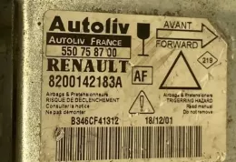 B3460F41312 блок управления AirBag (SRS) Renault Laguna II 2004