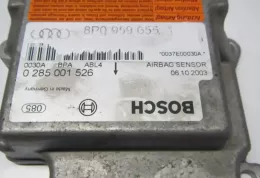 0285001526 блок управління airbag (srs) Audi A3 S3 8P 2003