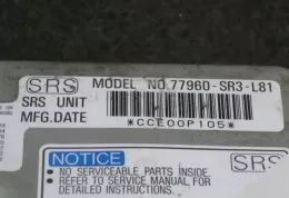 77690SR3L81 блок управління airbag (srs) Honda Civic 1992