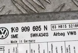 25050310C блок управління airbag (srs) Skoda Octavia Mk2 (1Z) 2006