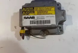 420638 блок управління airbag (srs) Saab 9-5 1998