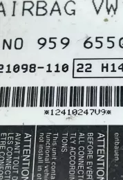 12410247V9 блок управління airbag (srs) Volkswagen PASSAT CC 2012