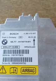 0285010067 блок управління airbag (srs) BMW 1 E82 E88 2009