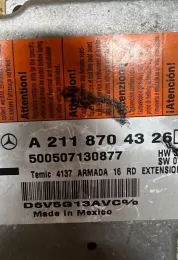 500507130877 блок управления AirBag (SRS) Mercedes-Benz E W211 2006