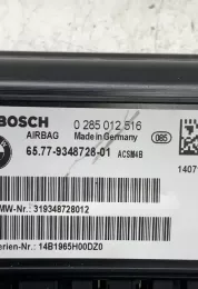 934872801 блок управління airbag (srs) BMW 3 GT F34 2015