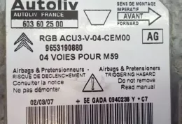 E3B2482 блок управління airbag (srs) Citroen Berlingo 2008