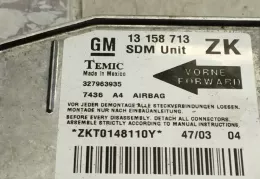 ZKT0148110Y блок управління airbag (srs) Opel Meriva A 2003