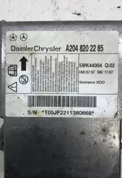 A2048202285 блок управления AirBag (SRS) Mercedes-Benz C W204 2008
