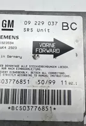 5WK4292 блок управління airbag (srs) Opel Astra G 2000