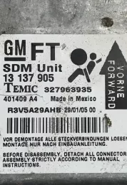 13137905 блок управління airbag (srs) Opel Astra H 2008