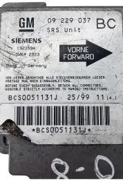BCS0051131J блок управління airbag (srs) Opel Astra G 1999