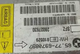 22010529 блок управління airbag (srs) BMW 1 E81 E87 2002