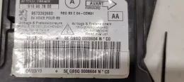 9673393680 блок управління airbag (srs) Citroen Berlingo 2010