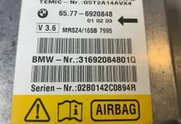 316920848010 блок управления AirBag (SRS) BMW 5 E39 2001
