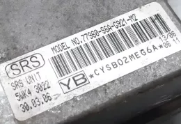 77960S6AC921 блок управління airbag (srs) Honda Civic 2001