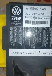 3C0909605J003 блок управління airbag (srs) Volkswagen PASSAT B6 2005