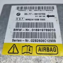65776919789 блок управління airbag (srs) BMW 5 E39 2002