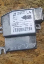 24439952 блок управления AirBag (SRS) Opel Corsa C 2004