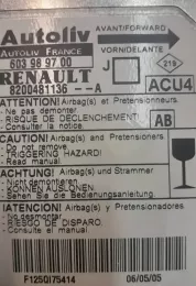 F125Q175414 блок управления AirBag (SRS) Renault Scenic II - Grand scenic II 2007