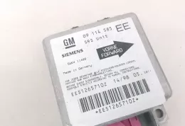 09114585EE блок управления AirBag (SRS) Opel Corsa B 1998