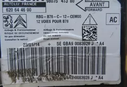 9807547380 блок управління airbag (srs) Citroen C4 II Picasso 2014