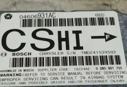 04606931AC блок управління airbag (srs) Chrysler Pacifica 2008