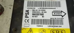 9663357680 блок управління airbag (srs) Citroen C2 2003