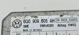 6Q0909605AH блок управління airbag (srs) Volkswagen Caddy 2005