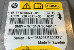 05B293MA09821 блок управления AirBag (SRS) BMW 5 E60 E61 2006
