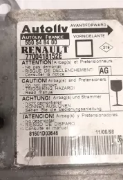 81601D03646 блок управління airbag (srs) Renault Megane I 2000