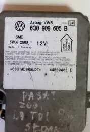 44000406E блок управління airbag (srs) Volkswagen PASSAT B5.5 2001