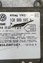 19010103B блок управления AirBag (SRS) Volkswagen Golf IV 2000