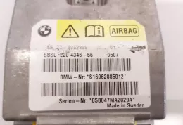 2204346560507 блок управління airbag (srs) BMW 5 E60 E61 2007