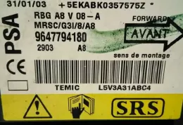 48807 блок управления AirBag (SRS) Citroen C3 2002
