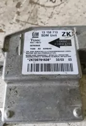 ZKT00791638 блок управління airbag (srs) Opel Meriva A 2004