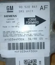 9195790 блок управління airbag (srs) Opel Astra G 1998